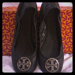 Tory Burch flats with rhinestone accents!